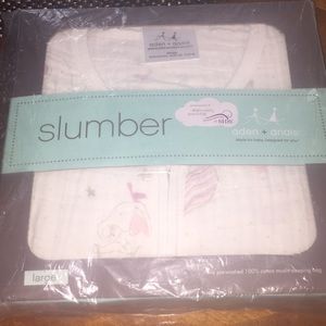 Baby girl elephant sleeping bag